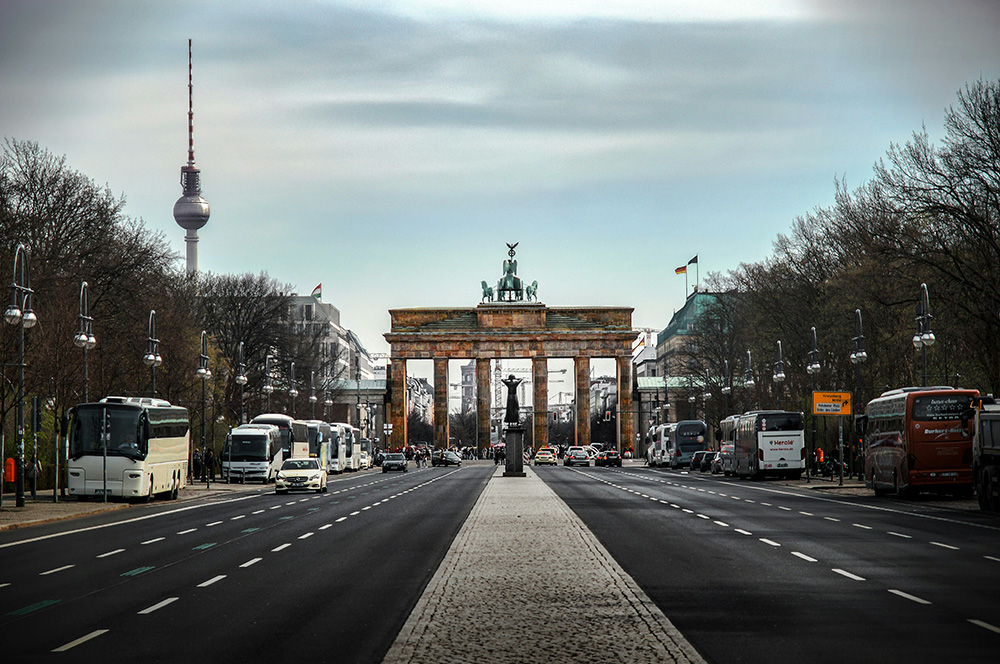 Berlin Brandenburger Tor und Fernsehturm